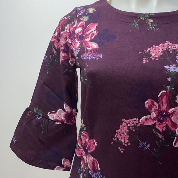 🔥JOULES SWEATER WOMENS SZ 6 (M) New 100% cotton burgundy - Picture 10 of 12